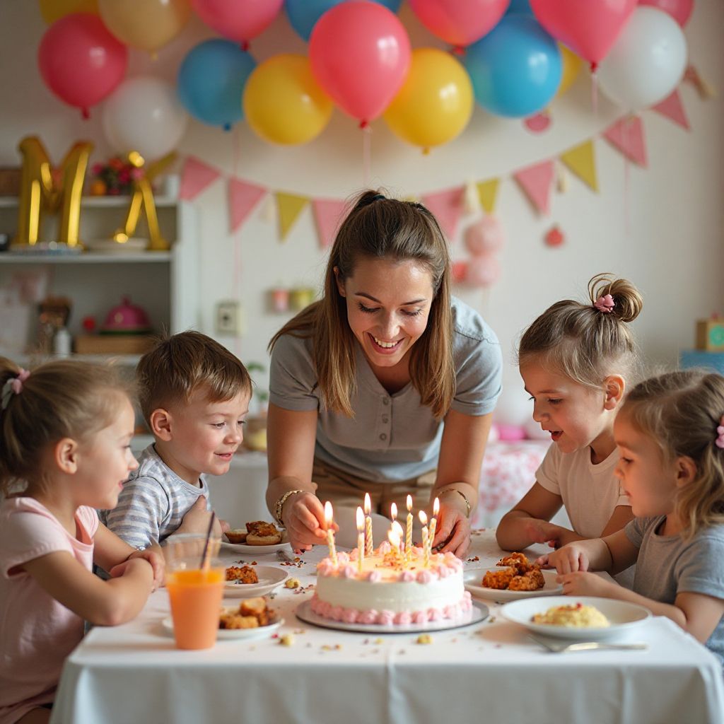 Birthday party celebration at HappyJoy